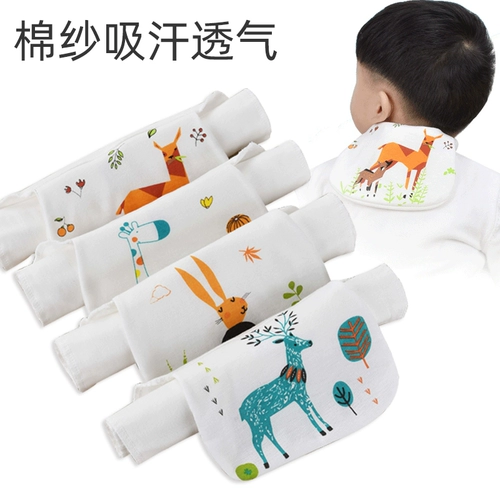 Детское хлопковое полотенце от пота для детского сада, детский шарф, подходит для подростков, 1-3 лет