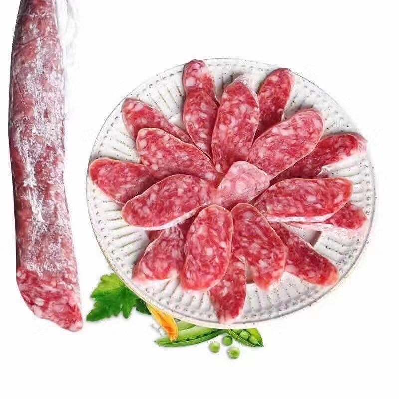 Spanish-style salami French salami ready-to-eat sausage espetec pure meat salami red card - Taobao