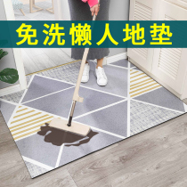 Kitchen special carpet anti-skid and oil-proof household long strip carpet absorbing water and oil-absorbing waterproof and dirty-resistant foot mat door T