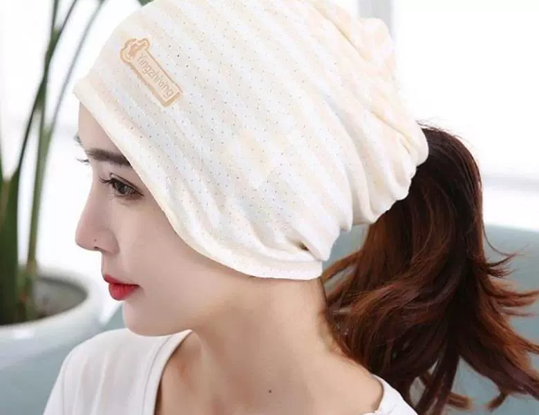 Turban mùa hè mỏng phần thời trang mùa thu và mùa đông bó tóc mùa thu thai sản giam giữ băng đô hàn quốc mũ thai sản sang trọng - Mũ thai sản / Vớ / Giày