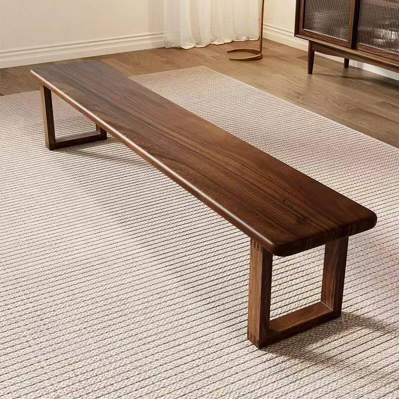 無垢材の高級ベンチ、靴履き用スツール、家庭用ダイニングテーブルベンチ、ティーテーブルベンチ、シンプルでクリエイティブなロングベンチ