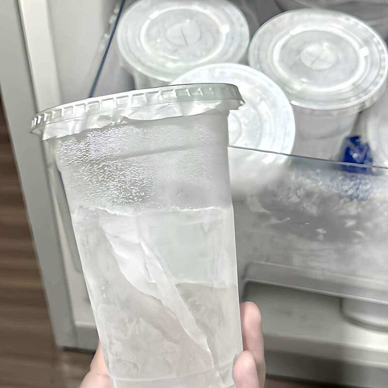 [Homemade Ice Cups] Plastic Cup Ice Pack, Large Capacity Ice Cube Cup, Cocktail Fruit Tea Lazy Cup