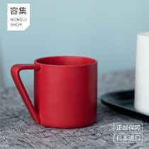 Junji Japan imported coffee cup with field burn 2016 mark cup light lavish home ceramic cup lovers cup SF