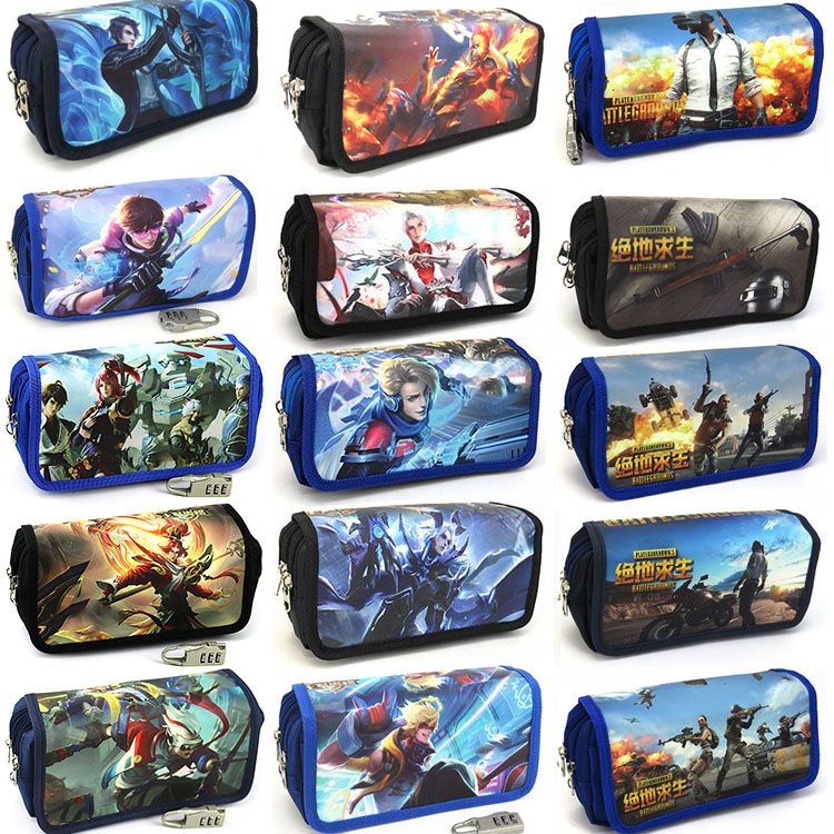 Jedi pen bag student cryptography writing case for eating chicken boy Sun WukAir Large capacity king's glory pencil bag