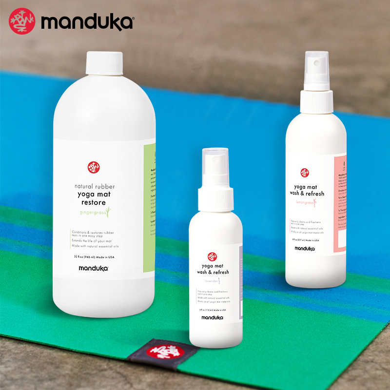 Manduka universal yoga mat cleaner natural rubber maintenance cleaner cleaning spray cleaning artifact