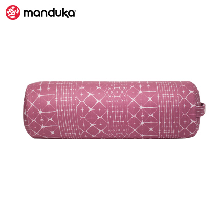 Manduka Enlight Round Bolster Ultrafine Fiber High Elastic Round Yoga Pillow
