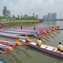 Dragon boat competition 12 people 22 people international dragon boat wooden boat traditional hand rowing wooden Dragon Boat Festival fiberglass competition
