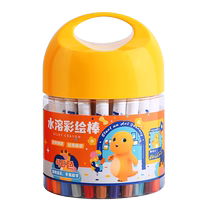 Milk Dragon Painting Stick 12 Color Oil Paint Stick 24 Color Childrens Kindergarten Safe and Dirty Hands Water-Soluble Colorful Stick Washable 36 Color Painting Brush Color Pen 48 Color Wax Pen Non-stick and Non-stick