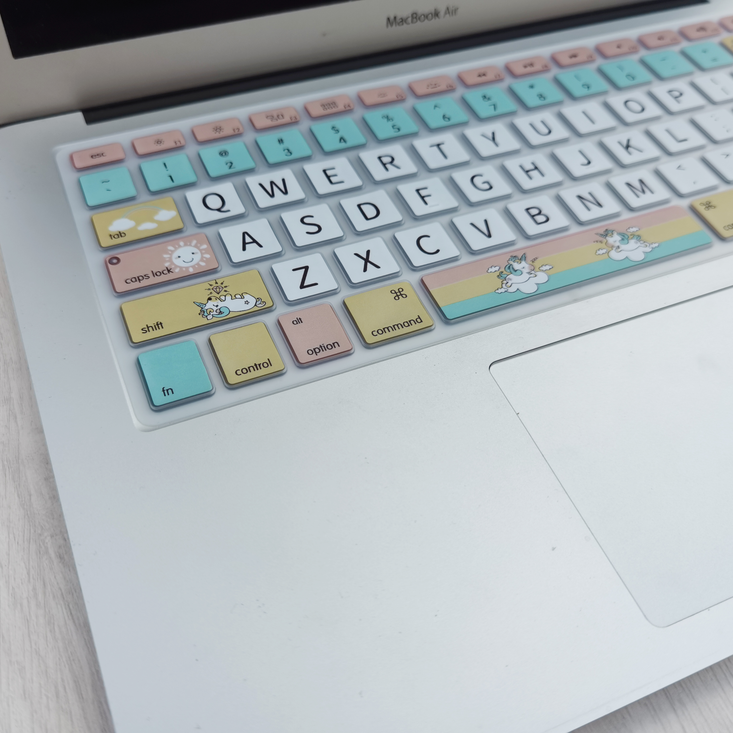 Keyboard Membrane Macbook pro15 A1286 A1286 A1389 A1398 A1398 female apple air13 fruit A1466 A1502 A1502 protective sleeve cartoon