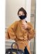 Brown mid-length V-neck sweater knitted cardigan jacket for women in autumn and winter, high-end and super nice-looking waist-cinching early spring top