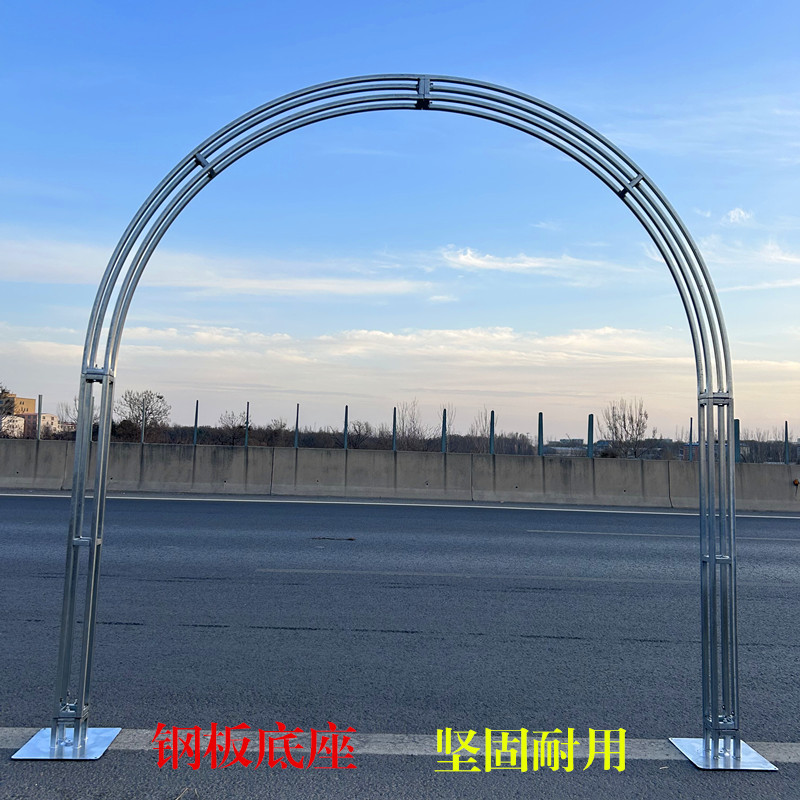 Wedding Base Small-Spaced Double-Pole Truss Iron Props Outdoor Wedding Decoration Arch Stage Stand