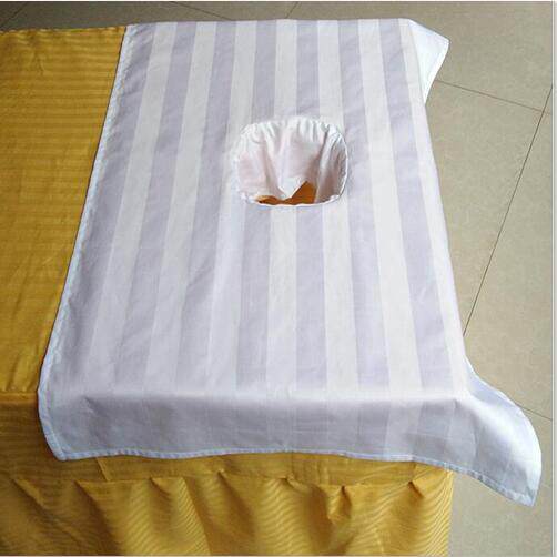 Massage bed hole face pad Beauty salon bed first-time lying pad towel Massage with hole pad Face cloth bed hole towel pad