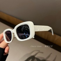 British CherryKoko European and American style cat-eye concave shape high-end sun protection sunglasses anti-UV trendy women