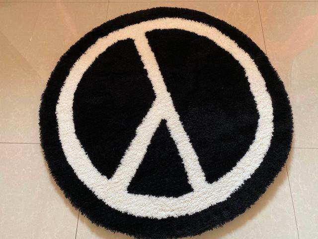 ковер 潮牌 peaceminusone权志龙同款pmo反战地毯 ins网红装饰防潮地垫