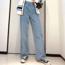 A G home womens 2021 Spring and Autumn New wide leg jeans women 5100166-2054462-001