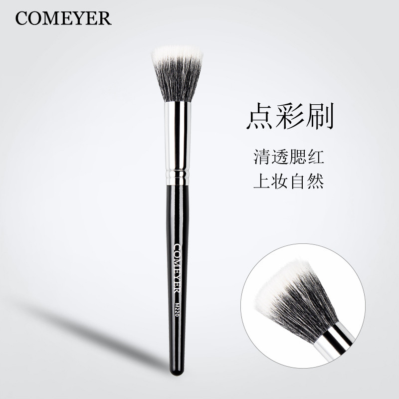 COMEYER Kemeier Dotted Brush Blush Brush Flat Head Soft Fine Light Wool Makeup Clear and Easy to Use Makeup Brush