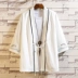 Quần áo nam phong cách Trung Hoa thêu Hanfu Kimono Nhật Bản áo khoác cardigan lông vũ phong cách cổ Ukiyo-e cổ trang phục áo choàng áo choàng Trang phục dân tộc