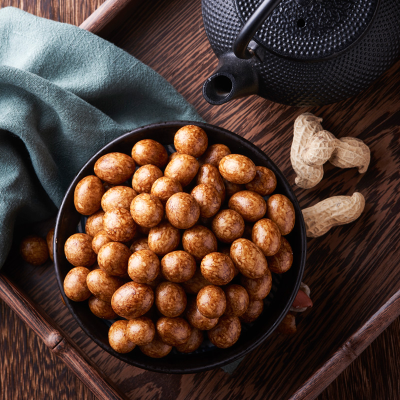 Good mouth to fish skin peanut 600g *2 leisure snack nuts childhood nostalgic snack crispy fish skin bean peanut bean