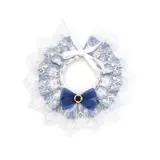 Слюнявчик, шарф, кружевной нагрудник для принцессы, галстук-бабочка, с драгоценным камнем