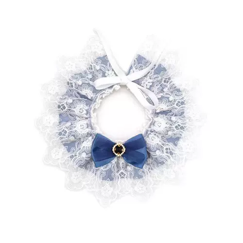 Слюнявчик, шарф, кружевной нагрудник для принцессы, галстук-бабочка, с драгоценным камнем