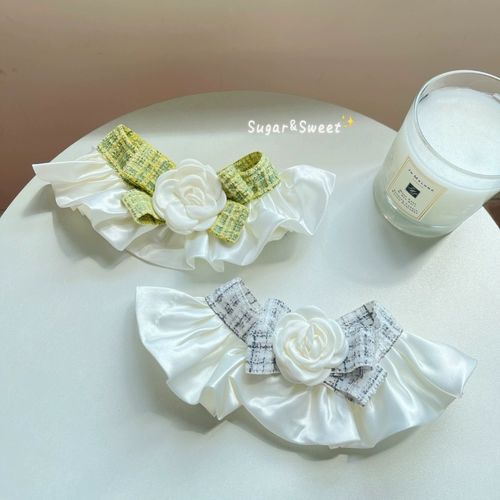 Шарф для принцессы, милый чокер, декор, галстук-бабочка, ретро нагрудник с бантиком, слюнявчик