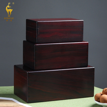 This months big-leaf rosewood mahogany machine box mortise and tenon jewelry storage box jewelry and jade storage box seal toy box