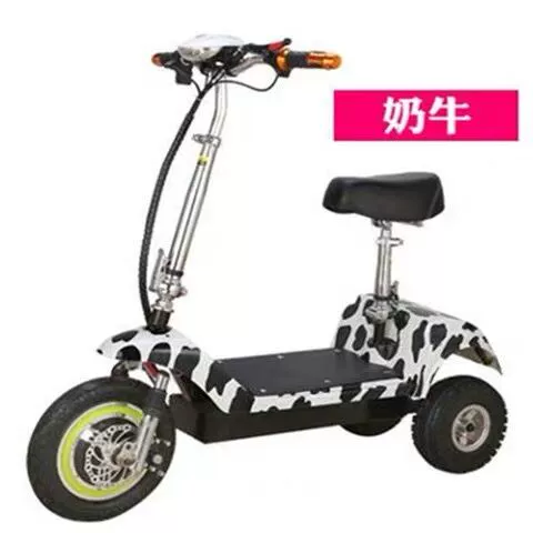 Маленький электрический складной трехколесный велосипед с аккумулятором, электромобиль для взрослых, ходунки для пожилых людей, семейный стиль