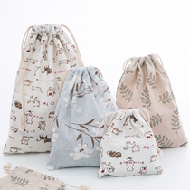 Cotton linen pumping beam pocket bag debris bag inside bag bag bag bag suitcase cotton linen bag bag