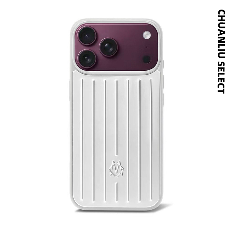 Suitable for Rimowa Apple iPhone 18 Pro Max Phone Case, Aluminum-Magnesium Alloy Magsafe Magnetic Suction 17 Pro Polycarbonate 16 Full Coverage 15 Rimowa Suitcase 14 Pm Protective Case