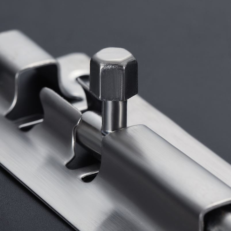 Safety buckle room door open lock small cut door bolt latch paste type reinforced balcony door latch after wiping the iron door door