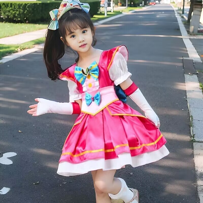 Wonderful and Cute Princess Dress, Clothes for Little Girls to Transform into Magical Fairies, Cosplay Performance Costumes