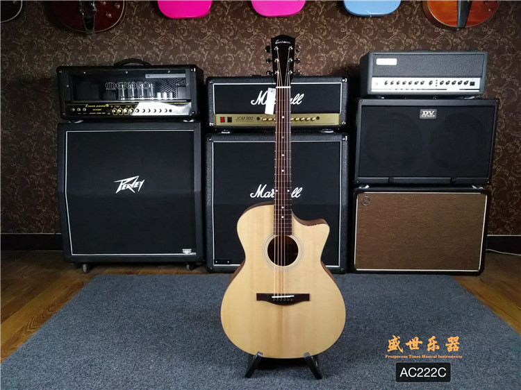 Shengshi Musical Instruments Eastman Eastman AC222C Acoustic Acoustic Acoustic Acoustic Guitar Full Single Board 41 Inch