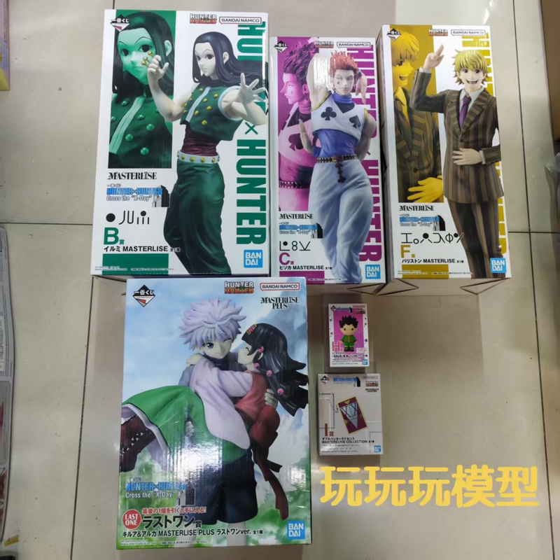 Bandai Hunter X Hunter Ichibansho Long Selection Series Killua Zoldyck, Yurika, Mihitsuo, Rei, Kinohito, and Rei's Figure