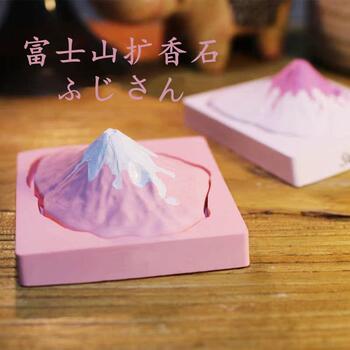 Snowy Mount Fuji, Alps, Diffuser Plaster, Aromatherapy, Office Decoration, Bedroom, Girls' Light Fragrance Gift Box