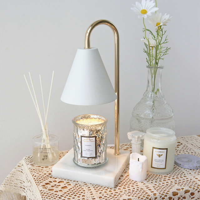 Ins retro melted wax lamp, aromatherapy candle, melted candle lamp, light luxury, Korean kakao bedroom sleeping aid, small table lamp for girls
