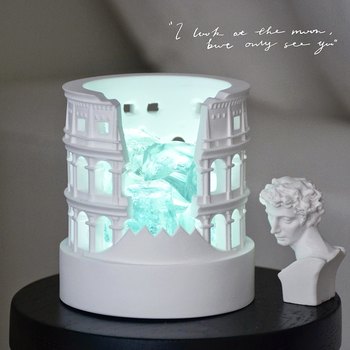 Fireless Aromatherapy Crystal Diffuser Stone Night Light Bedroom Desktop Decoration Best Friend Male Birthday Gift Girl Gift Box