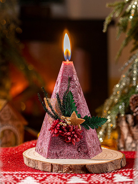 Christmas Tree Scented Candle Creative Ornaments Decoration for Boys and Girls Christmas Eve and Christmas Exchange Small Gift Box