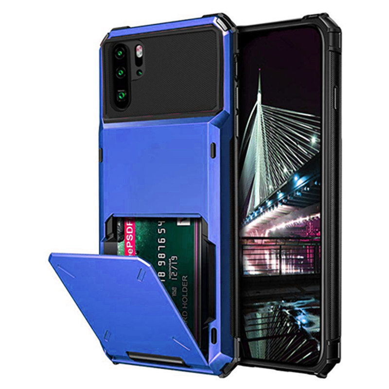 Suitable for Huawei P30Pro Phone Case to Hold Subway Cards and Bank Cards, Huawei P30Pro Full Coverage, Thickened and Drop-Proof