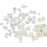 Японские милые акриловые бусины с бантиком, браслет из бисера ручной работы, в цветочек, DIY