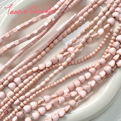 Бирюзовые бусины, украшение-шарик, браслет из бисера ручной работы, аксессуары, аксессуар