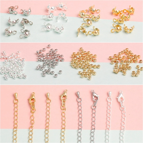 Коллекция DIY отделочные материалы из бисера, пряжка для сумки, позиционирующие бусины, удлиненная цепочка, застежка-карабин, U-образное устройство, позолоченное, серебряное, защита цвета