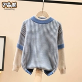 Демисезонный детский утепленный приятный телу зимний свитер для мальчиков, 2024 года, подходит для подростков