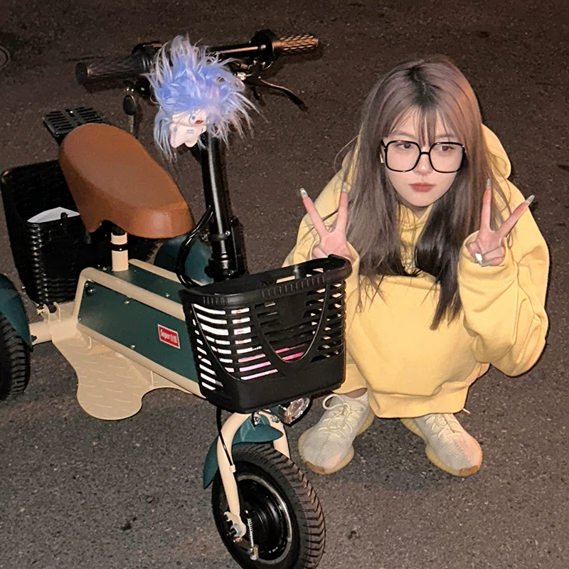 Electric three-wheeled bike, electric car, folding scooter, walker for elderly for adults