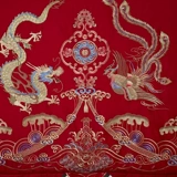 Элитный комплект, покрывало, простыня, пододеяльник, с вышивкой, 4 предмета, китайский стиль
