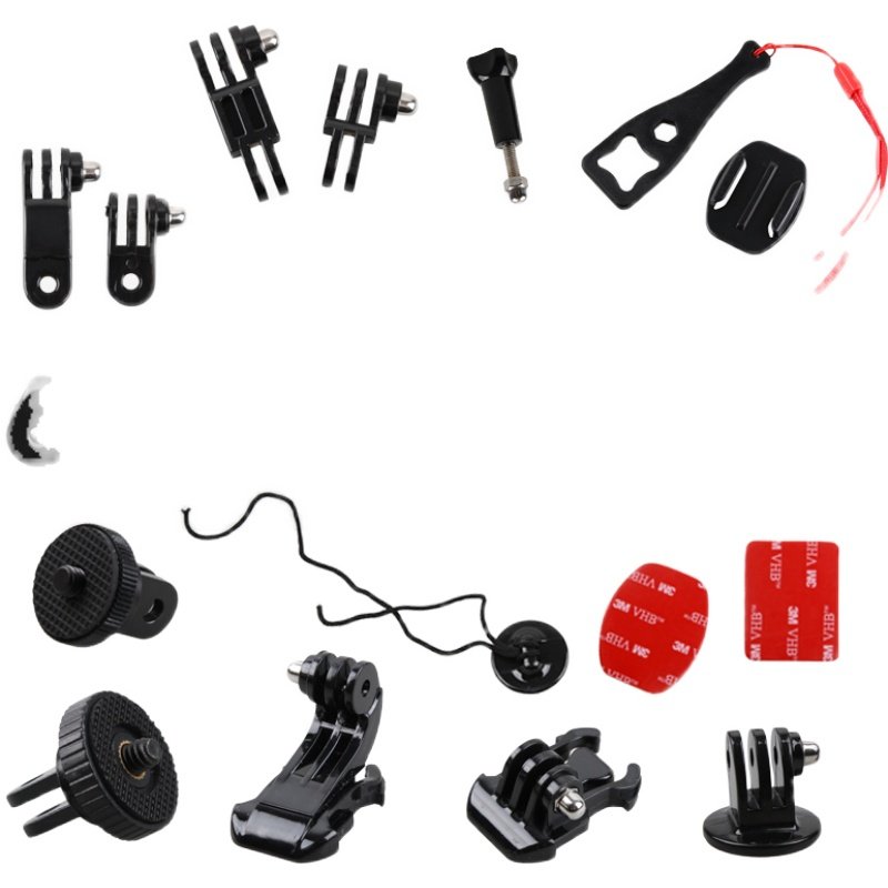 gopro motion camera accessories Lower Bar Fixed Bracket Quick Detached Base Tandem adapter Shoulder Bag Clips Snap