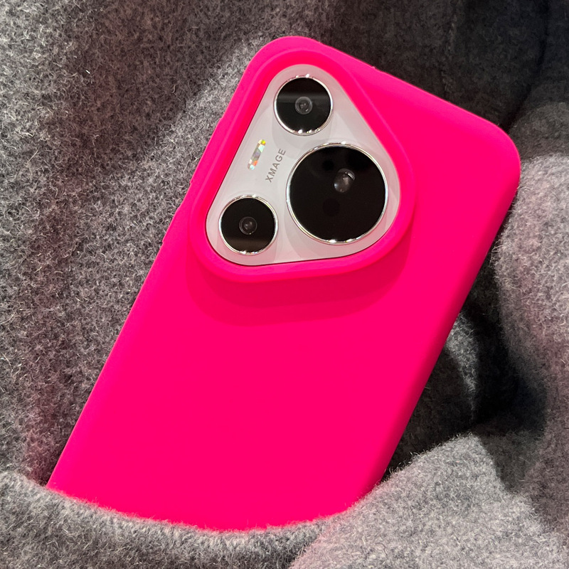 Huawei Pura70Pro+ Barbie Pink Liquid Silicone Phone Case P80Pro Suitable for P70 Rose Red P60 Goddess Style P80 Fluorescent Simple Anti-Drop Light Luxury Style 90Promax Bright Fluorescent Green Huawei Pura70Pro+ Barbie Pink Liquid Silicone Phone Case P80Pro Suitable for P70 Rose Red P60 Goddess Style P80 Fluorescent Simple Anti-Drop Light Luxury Style 90Promax Bright Fluorescent Green