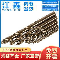 Drill stainless steel special hemp flower drill bit HSS high speed steel metal perforated drill iron M3-M12