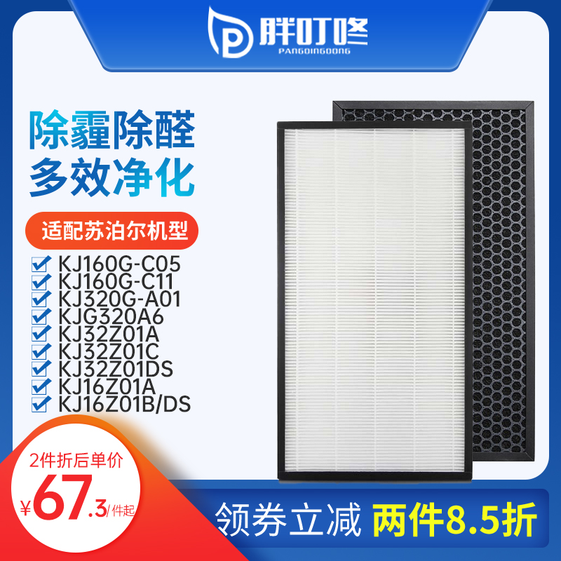 Distribution Supoir air purifier strainer KJ16Z01A B C KJ32Z01DS KJ320 160G filter core