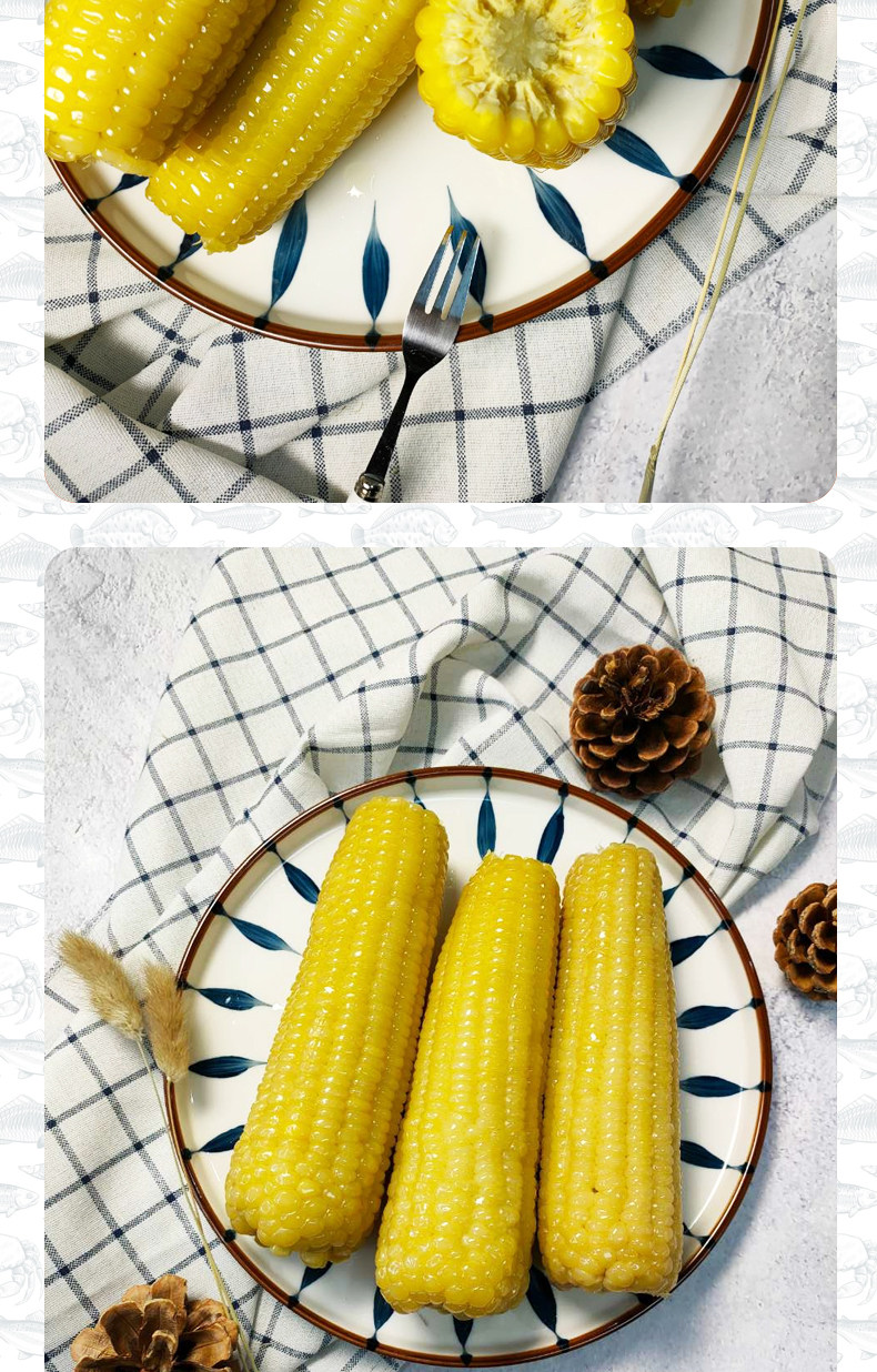燕迎春 东北即食甜糯玉米 8根/2400g 图5