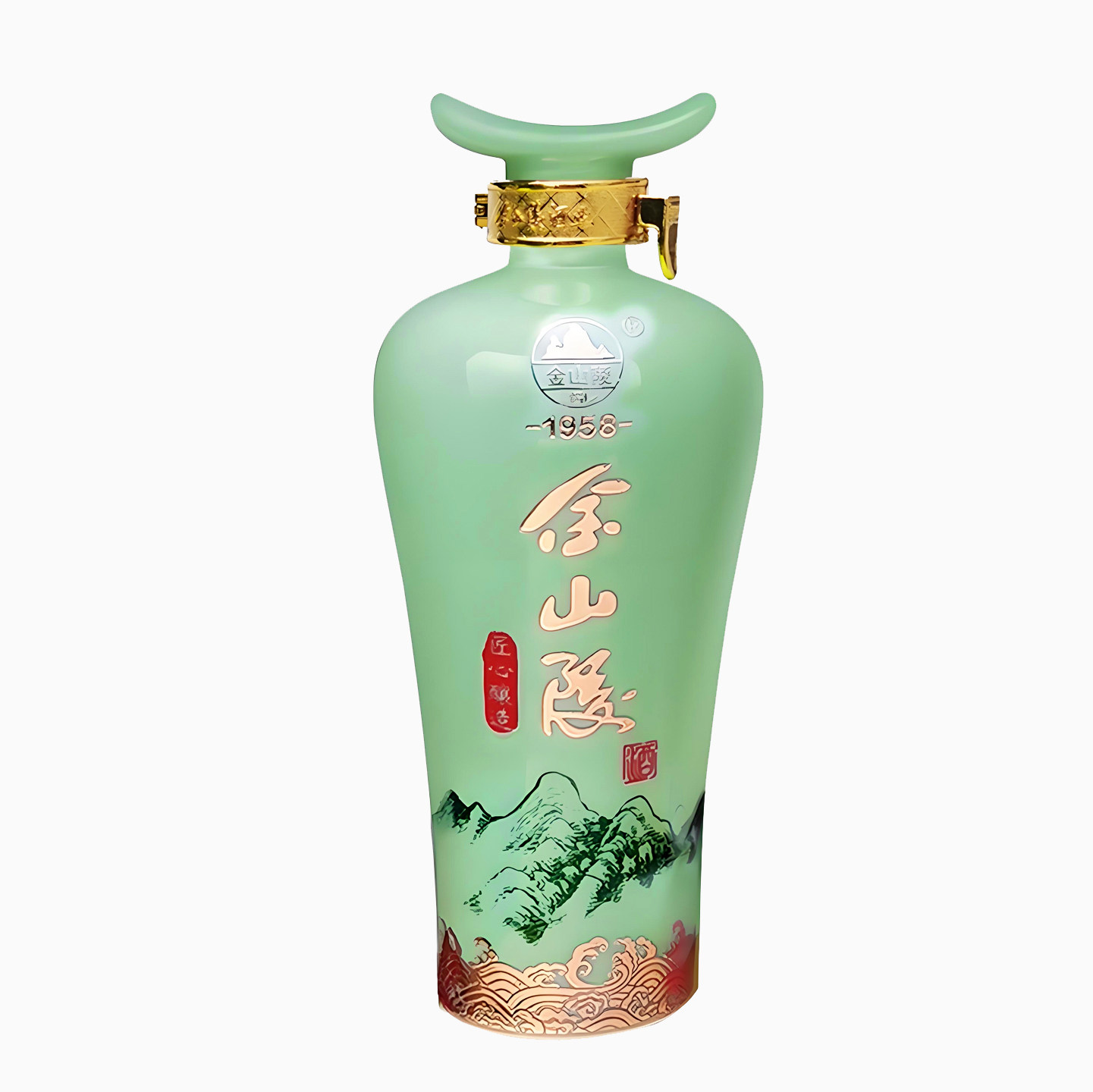 金山陵伴手礼装糟香型52度500ml*2瓶纯粮食酿造十五年份礼盒送礼评价